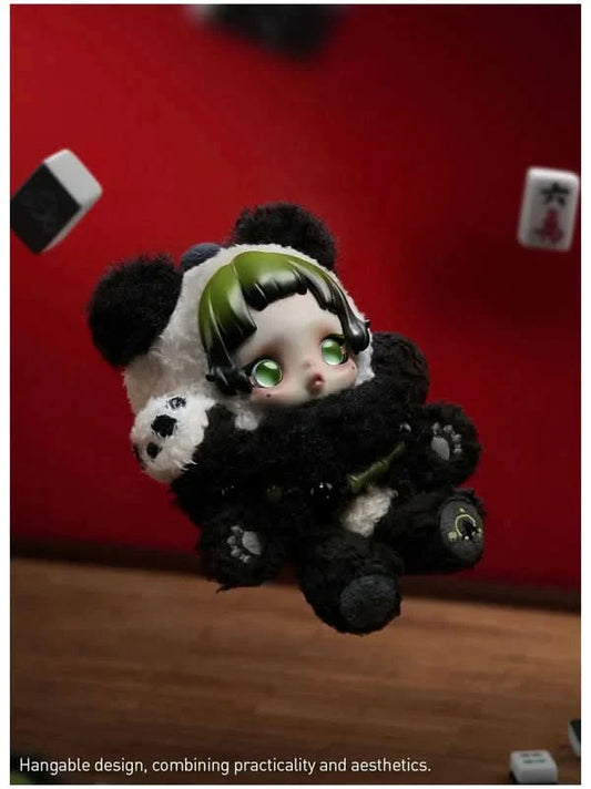 SKULLPANDA Lazy Panda Plush Doll Pendant