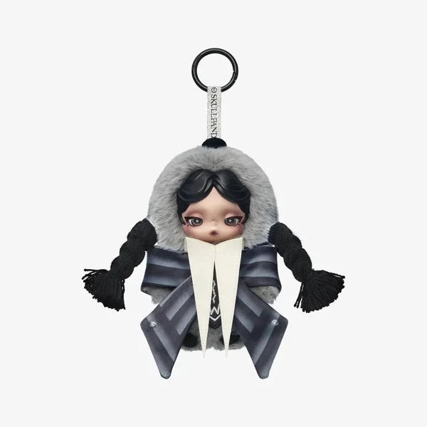 SKULLPANDA × Wednesday Plush (Nevermore Academy Uniform Version)