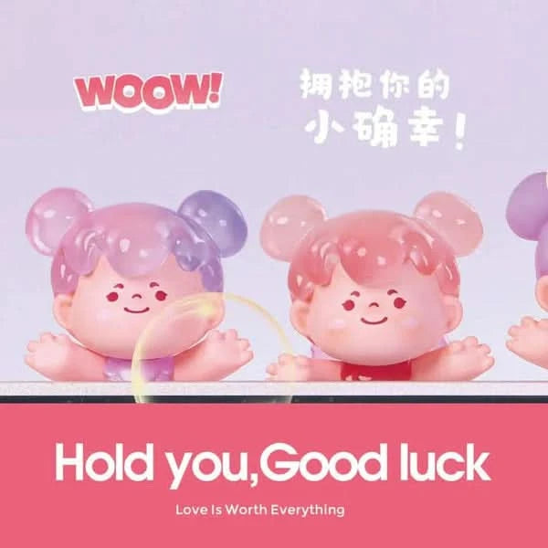 Woow Hold Your Good Luck Mini Beans Series Figures, Blind Box