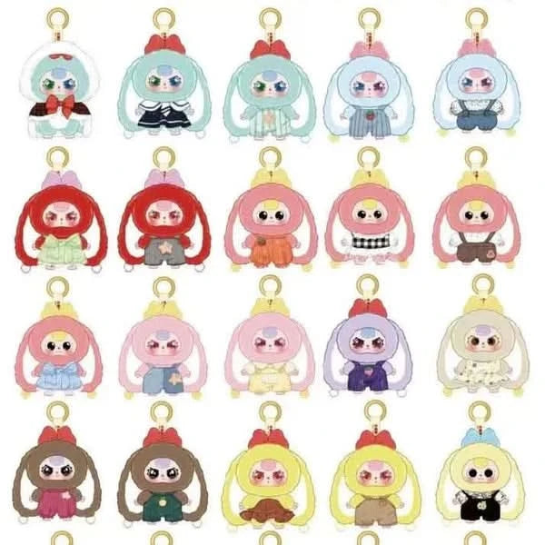 Baby Three Macaron Cute Bunny Series 2 Plush Dolls, Blind Box