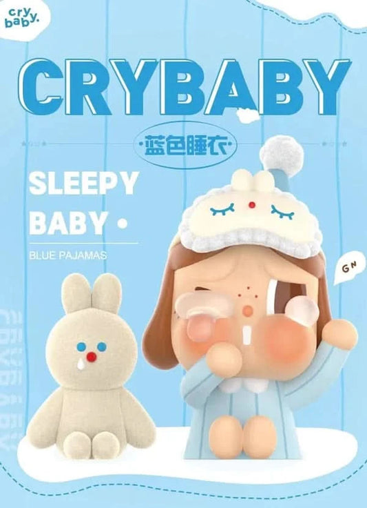 CRYBABY sleepy baby figure-Blue Pajamas