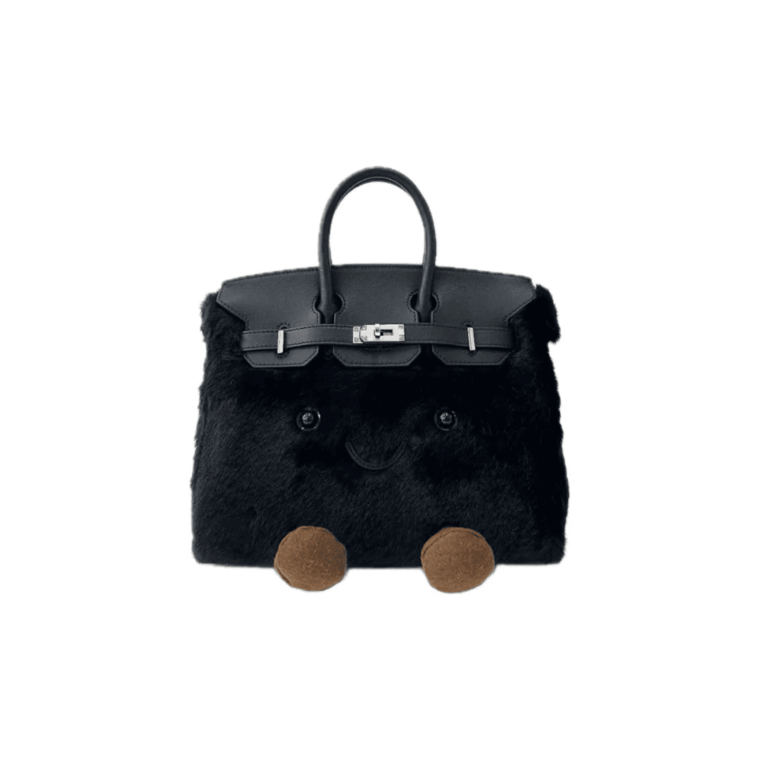 Classic Black Fleece BK Bag-Medium