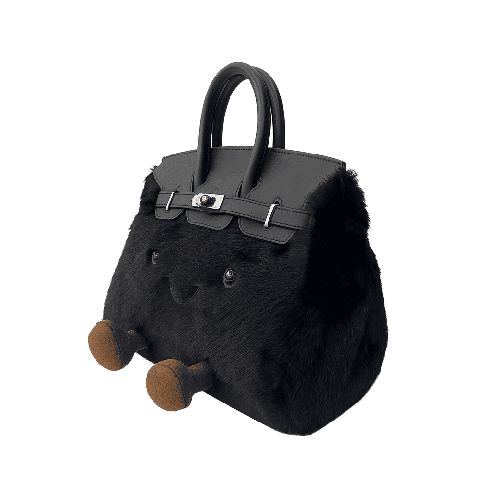 Classic Black Fleece BK Bag-Medium