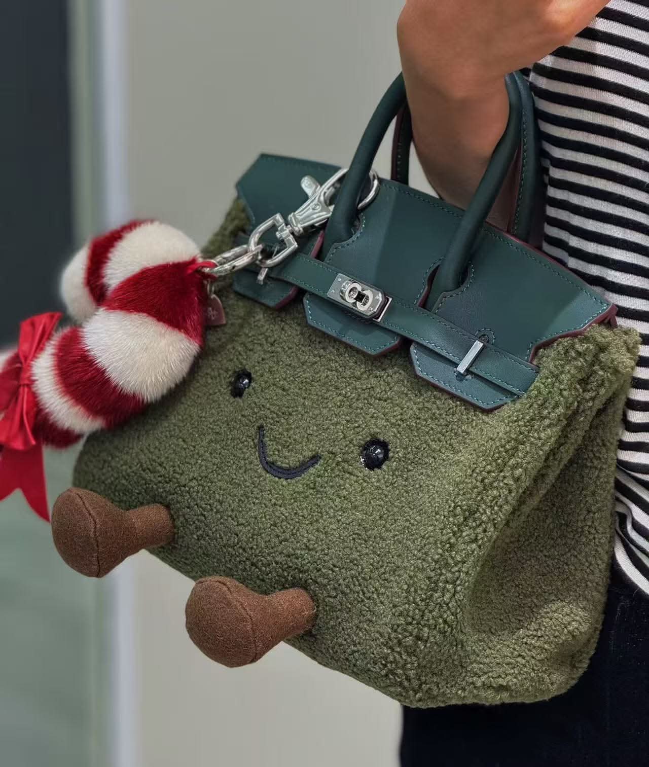 Classic Evergreen Fluff BK Jelly Bag real picture