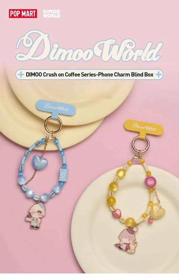 DIMOO Crush on Coffee Series-Phone Charm Blind Box