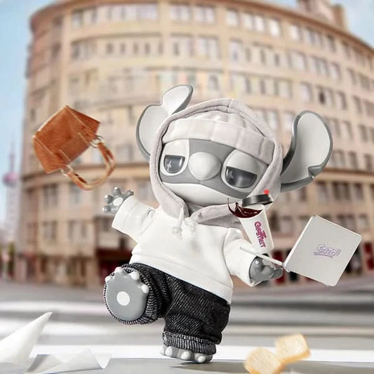 Disney | Miniso Stitch GenZ Street Series Plush Pendant Blind Box - Luckboxtoy