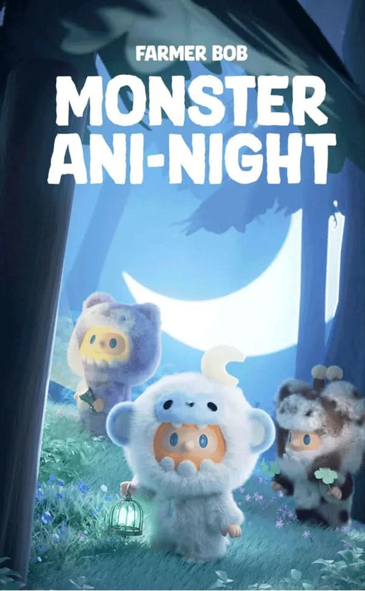 FARMER BOB Ani-Night Monster Series Vinyl Plush Pendant Blindbox