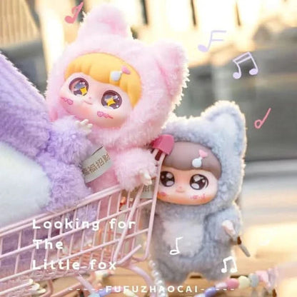FuFu Zhao Cai Fox Series Plush Dolls, Blind Box
