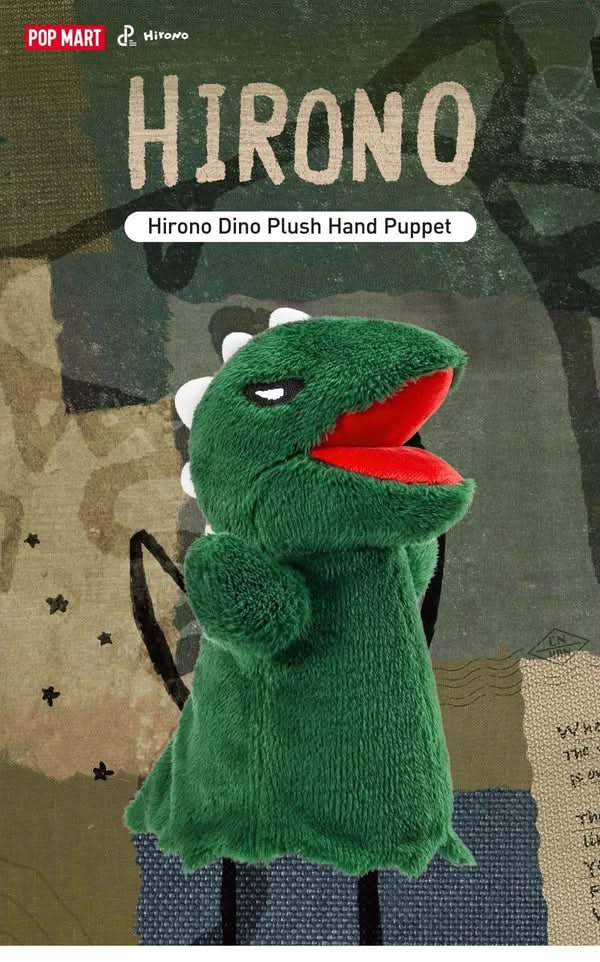 HIRONO Dino Plush Hand Puppet