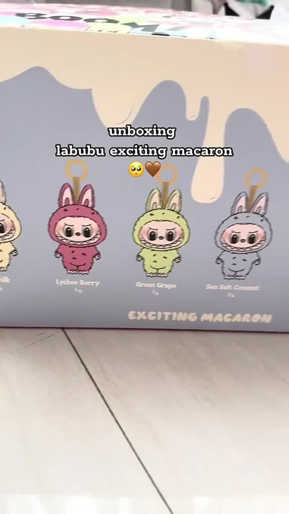 LABUBU V1 Macaron Series Blind Box – The Monsters Exciting Plush Pendant