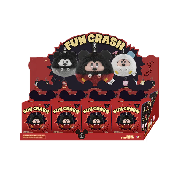 MICKEY Fun Crash Series Vinly Plush Pendant Dolls, Blind Box