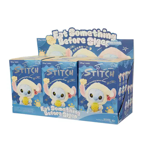MINISO Disney Stitch Eat Something Before Sleep Series Blind Box - Luckboxtoy