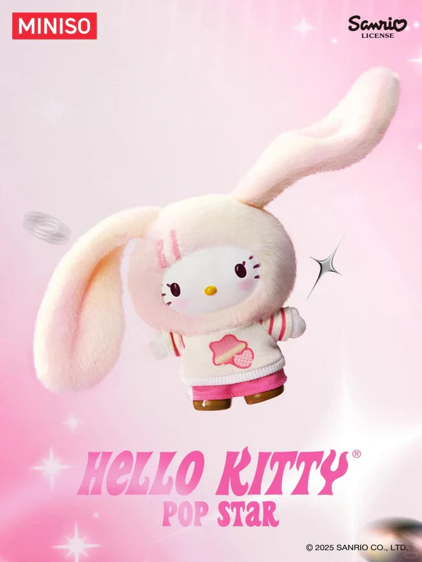 MINISO x HELLO KITTY Pop Star Series Plush Blind Box