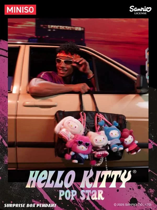 MINISO x HELLO KITTY Pop Star Series Plush Blind Box