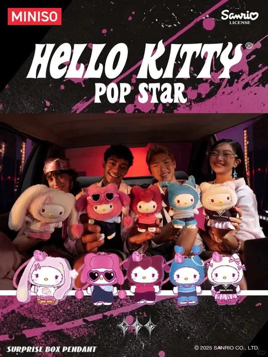 MINISO x HELLO KITTY Pop Star Series Plush Blind Box