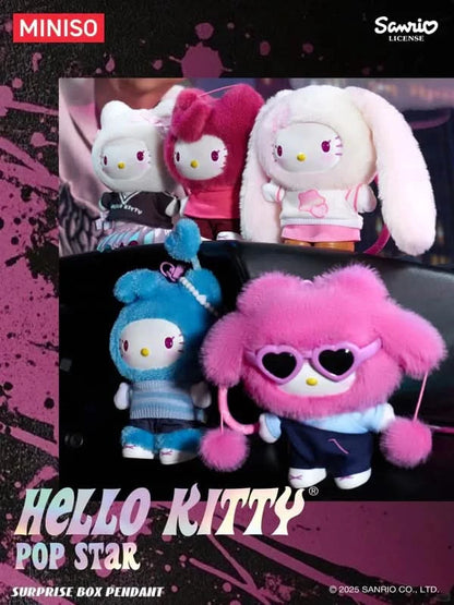 MINISO x HELLO KITTY Pop Star Series Plush Blind Box