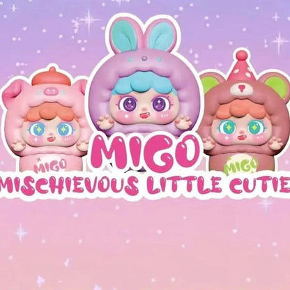 Migo Mischievous Cute Mini Series Figures, Blind Box