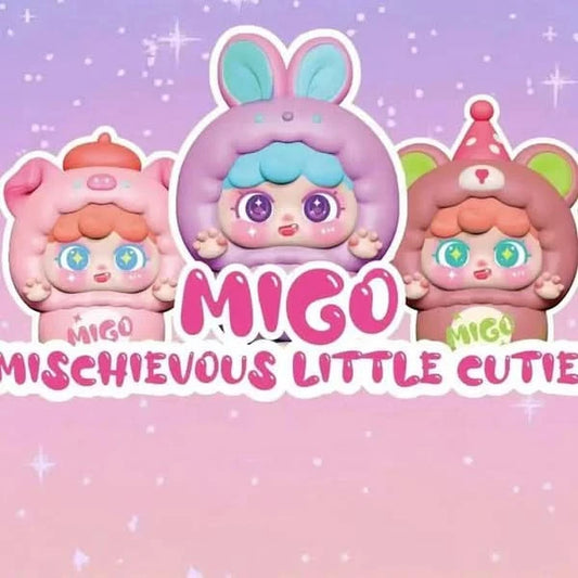 Migo Mischievous Cute Mini Series Figures, Blind Box