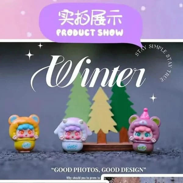 Migo Mischievous Cute Mini Series Figures, Blind Box