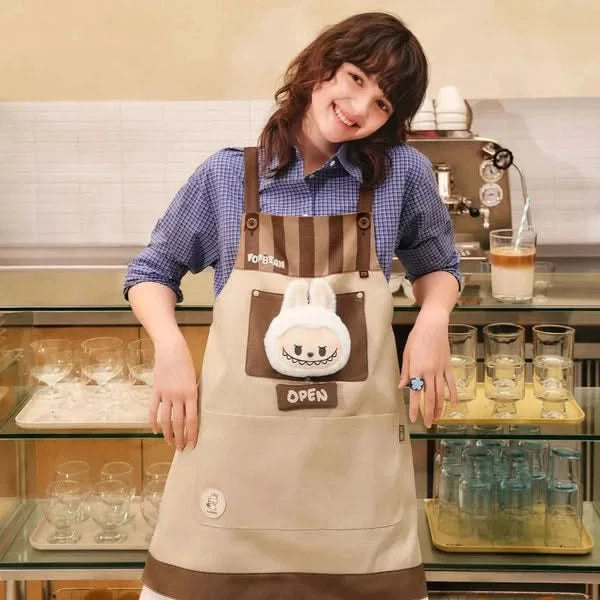 POP BEAN Coffee Factory Series-LABUBU Apron