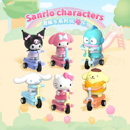 SANRIO Characters Scooter Series Figures Blind Box