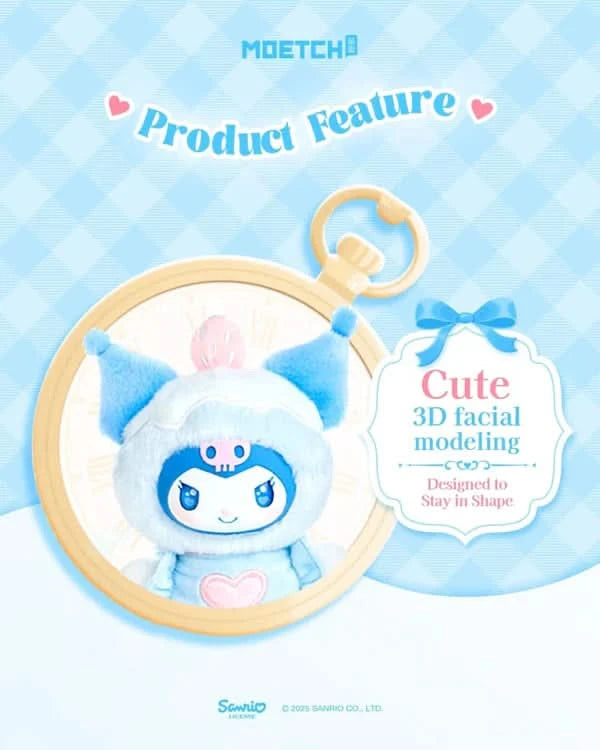 SANRIO characrers glue flutter series Plush Pendant Blind Box