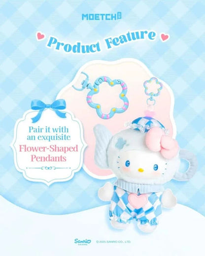 SANRIO characrers glue flutter series Plush Pendant Blind Box