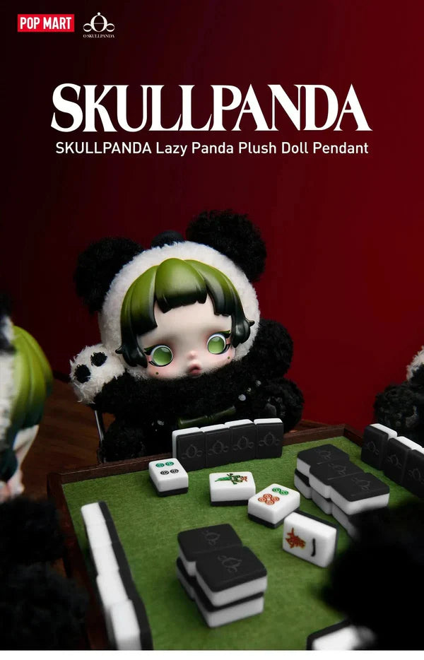 SKULLPANDA Lazy Panda Plush Doll Pendant