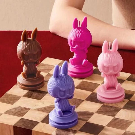 THE MONSTERS Labubu Let's Checkmate Series Scented Candles, Blind Box