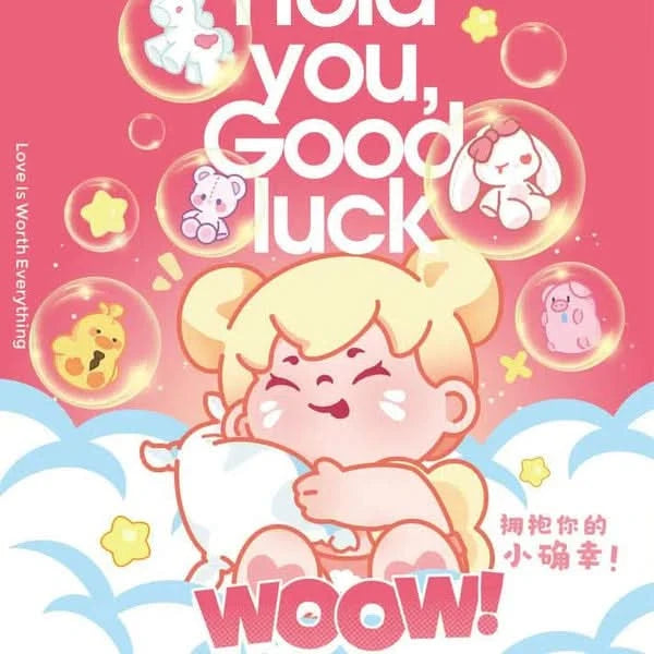 Woow Hold Your Good Luck Mini Beans Series Figures, Blind Box
