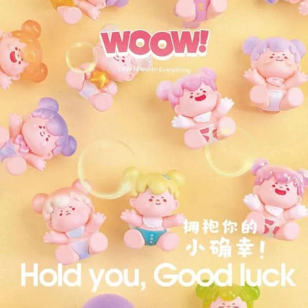 Woow Hold Your Good Luck Mini Beans Series Figures, Blind Box