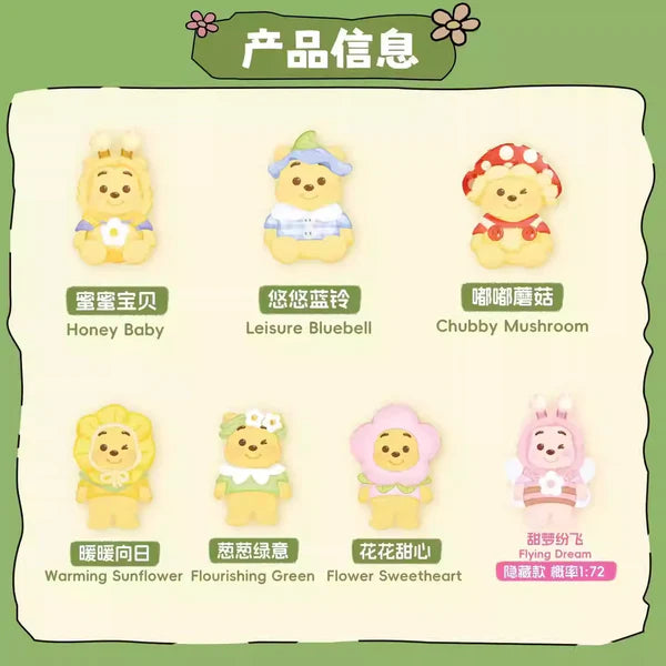 WINNIE The Pooh Touching Garden Series Figure Blind Box