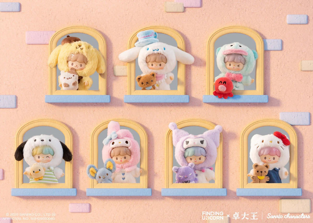 zZoton x SANRIO CHARACTERS-Love-League Buddies Series Plush Blind Box - Luckboxtoy